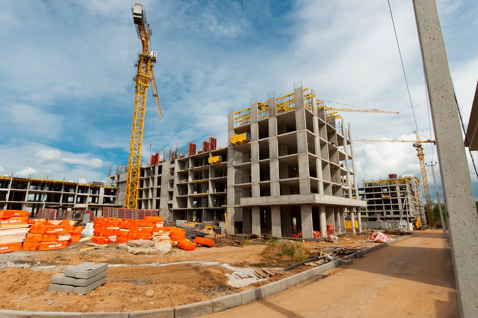 Domestic construction — illustrative service imagery